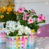 flower baskets Tammy, set of 2 - Image 2