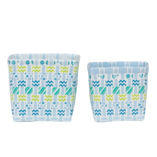 flower baskets Nicky, set of 2