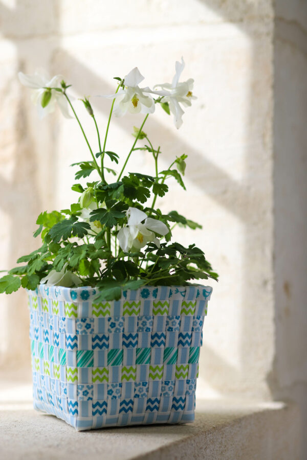 flower baskets Nicky, set of 2 - Image 2