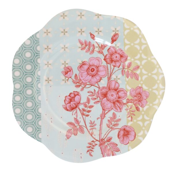 melamine plate Sunday-Rose, small