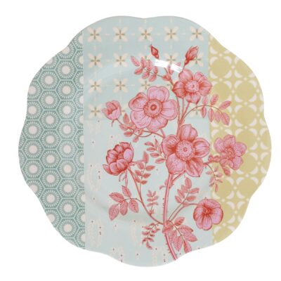 melamine plate Sunday-Rose, large