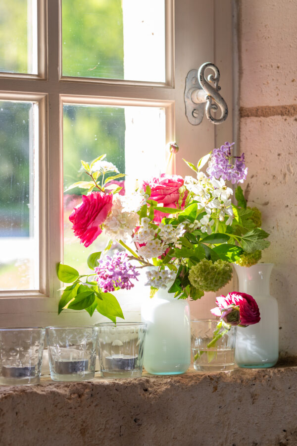 Blumenvase Lina opal aqua – Bild 3