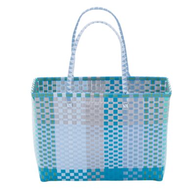 Markttasche Gina blau, medium