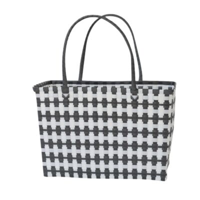 shopping basket Jolie soft anthracite-white, medium