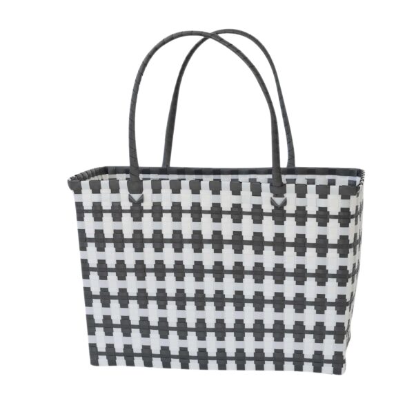 shopping basket Jolie soft anthracite-white, medium