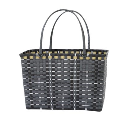 shopping basket Herry black, medium