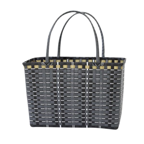 shopping basket Herry black, medium