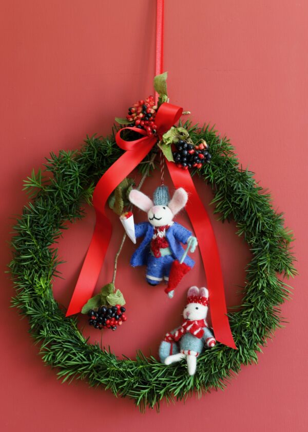 Felt Ornament Gentleman Mouse - Image 2