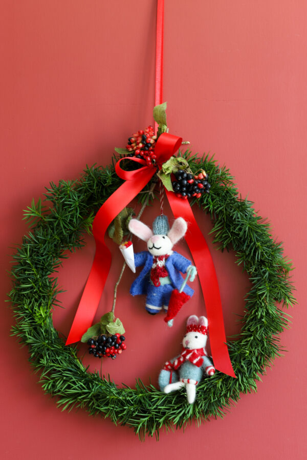 Felt Ornament Miss Mouse - Image 2