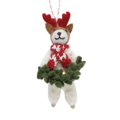 Felt Ornament Miss Reindeer