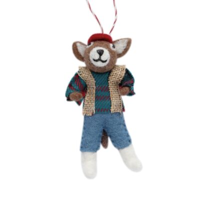Felt Ornament Mr Bear