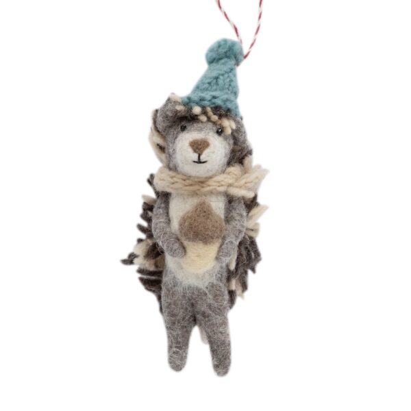 Felt Ornament Hedgehog