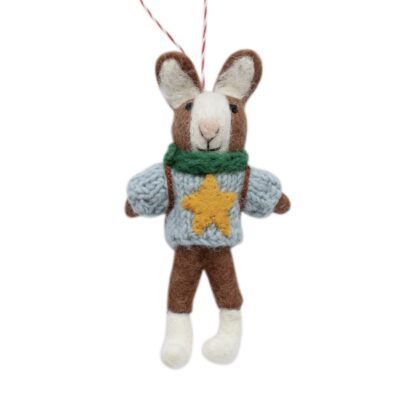 Felt Ornament Mr Rabbit