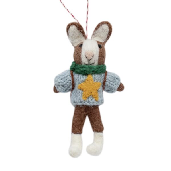 Felt Ornament Mr Rabbit