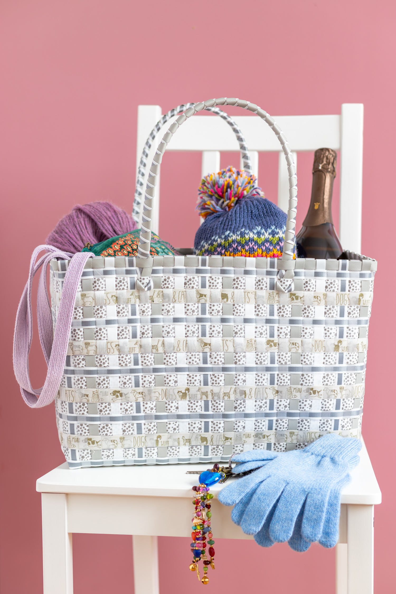 Markttasche Dogs & Cats, medium – Bild 2