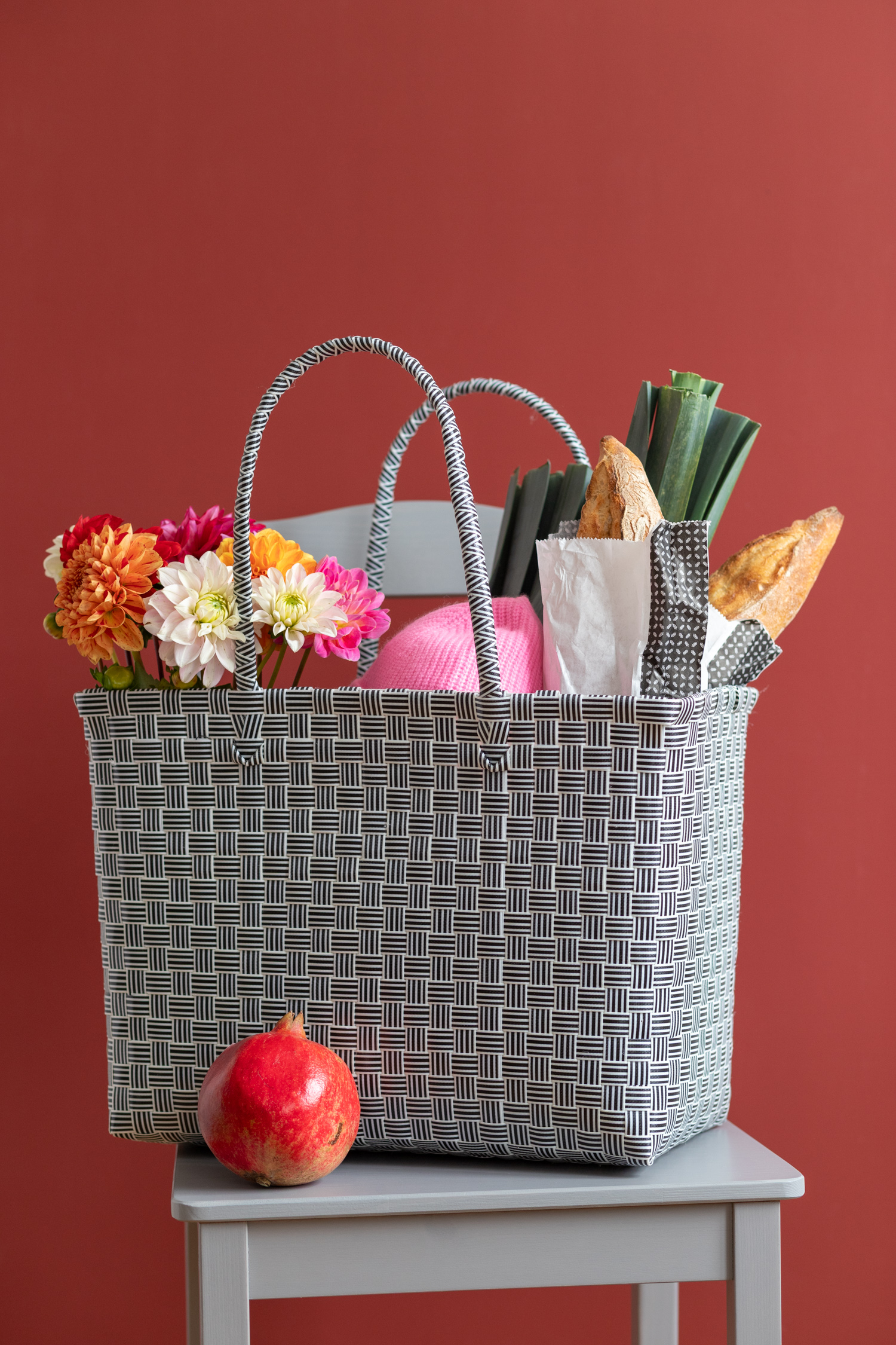 Markttasche Jess schwarz, medium – Bild 3