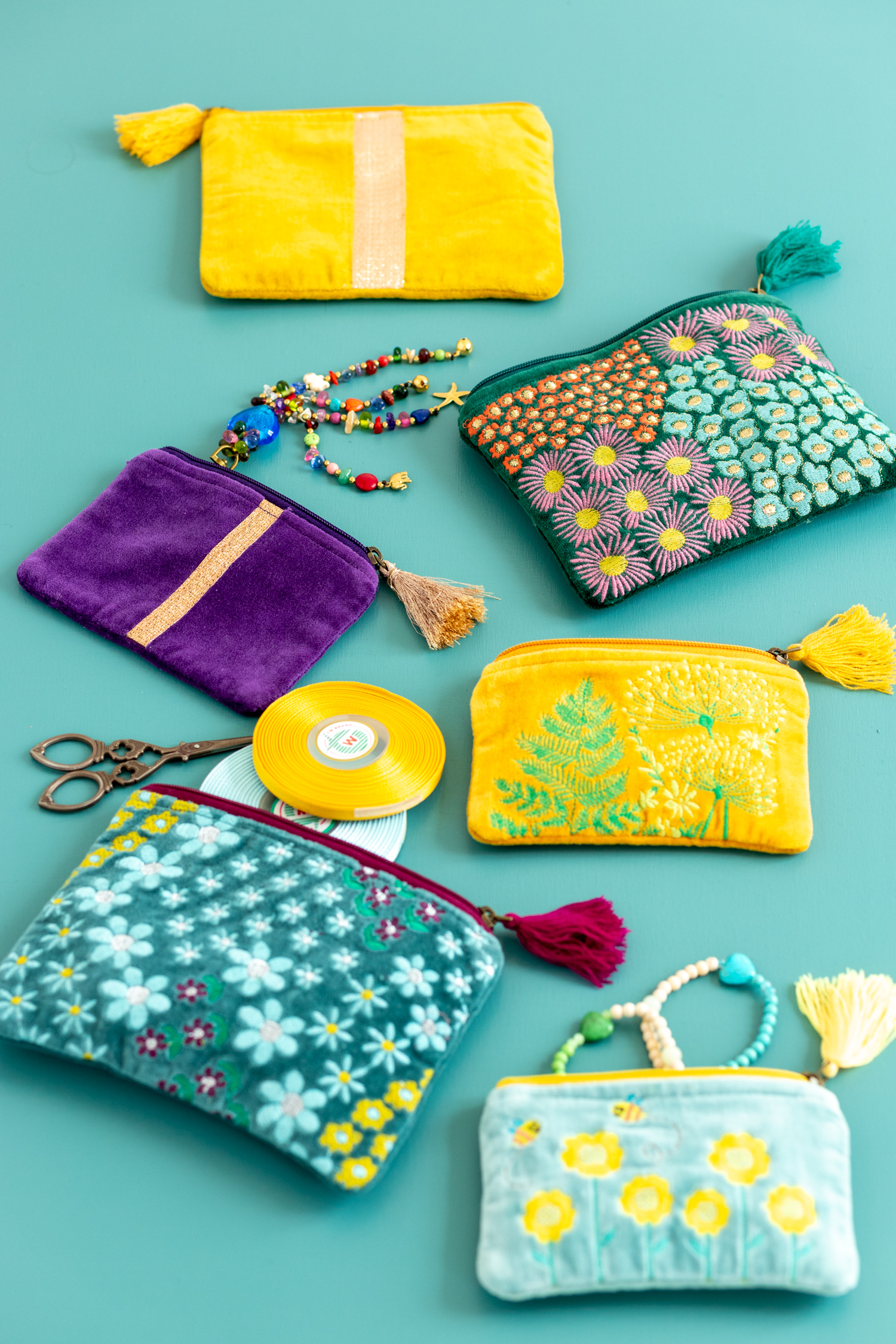 Samttäschchen Violet – Bild 2