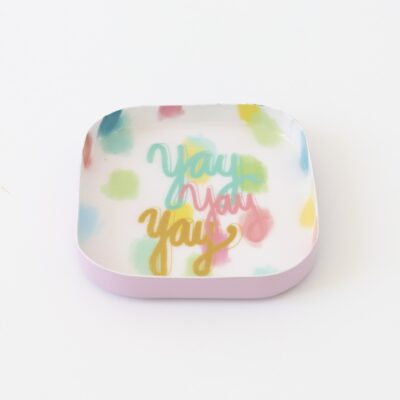 enameled tray Yay