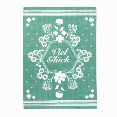 Küchenhandtuch Viel Glück mint