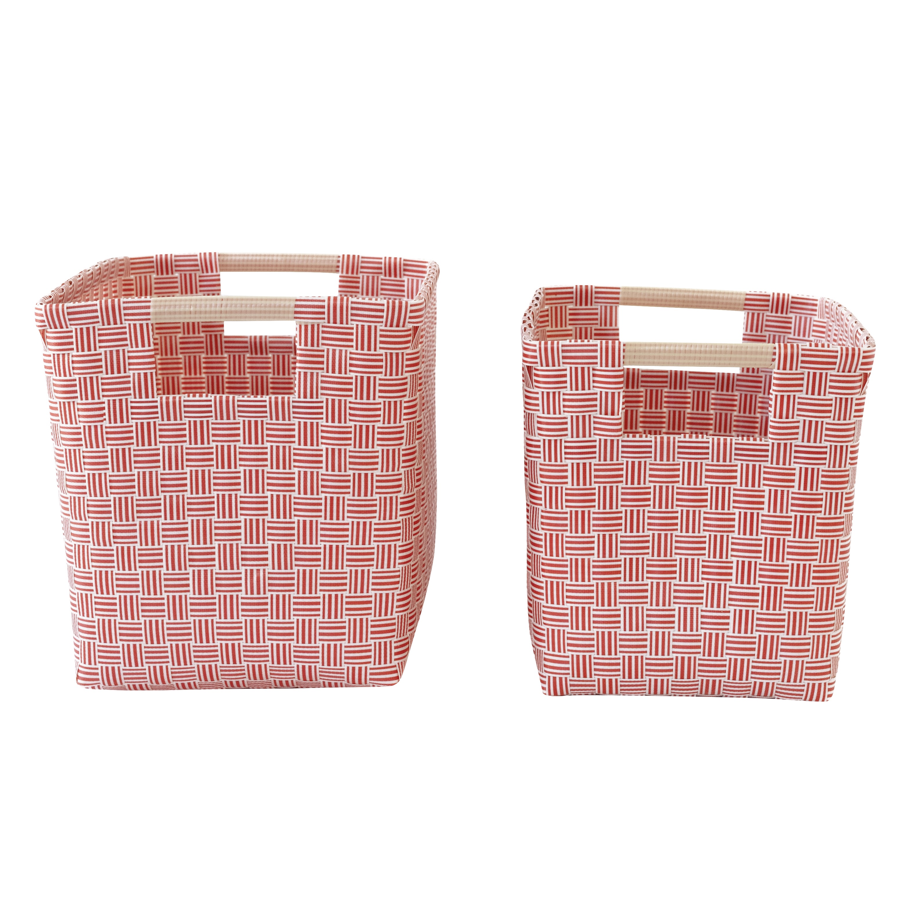 Körbe mit Henkeln Jess rot, 2er Set