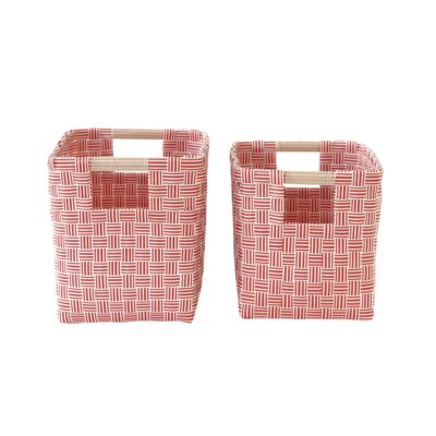 punnets Jess red, set of 2