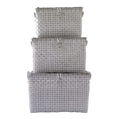 toy boxes Jess black, set of 3