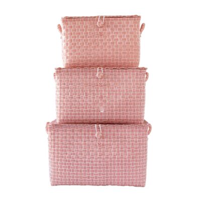 toy boxes Jess red, set of 3